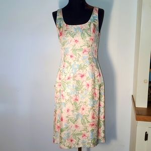 Ann Taylor 100% Silk Dress, fully lined, Size 8